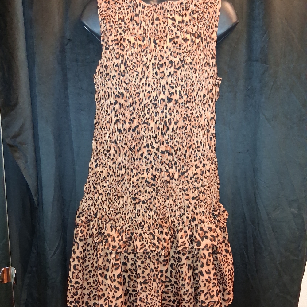 SHEIN Leopard Print Casual Dress